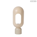 Lucide table lamp BARRIS E27 IP20, taupe 
