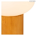 Lucide table lamp BIRTLE E27 IP20, wood, opal 