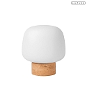 Lucide table lamp ANSTON E14 IP20, opal, taupe 