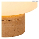 Lucide table lamp ANSTON E14 IP20, opal, taupe 