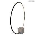 floor lamp CIRKELIS IP20, grey, black dimmable