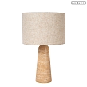 Lucide table lamp NIMUE E27 IP20, taupe 