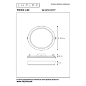 Lucide ceiling luminaire TENDO LED round IP20, white 