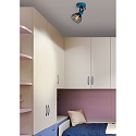 Lucide Deckenstrahler POLA Kinderzimmer, 1xE27, blau