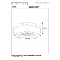 Lucide LED Deckenstrahler XIRAX, inkl. 1x GU10 5W 2200K/3000K 320lm 40 CRi >95�, Dim to warm, dreh-/schwenkbar, schwarz