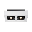 LED Deckenstrahler XIRAX, inkl. 2x GU10 5W 2200K/3000K 320lm 40 CRi >95�, Dim to warm, dreh-/schwenkbar, wei�