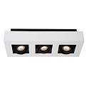 Lucide LED Deckenstrahler XIRAX, GU10, 3x5W 2200K/3000K, dimmbar, wei�