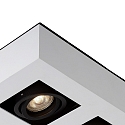 Lucide LED Deckenstrahler XIRAX, GU10, 4x5W 2200K/3000K, dimmbar, wei�