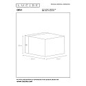 Lucide Wandleuchte DEVI, 1xG9, wei�