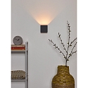 Lucide LED Wandleuchte XIO, G9, 1x4W, 2700K, dimmbar, grau