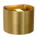 Lucide LED Wandleuchte XIO, G9, 1x3,5W, 2700K, dimmbar, Gold matt, messing