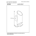 Lucide Wandleuchte QUIRIJN, � 10 cm, 1xG9, wei�