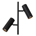 Lucide Stehlleuchte CLUBS, 2xGU10, schwarz