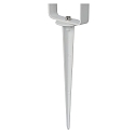 Lucide Erdspie�-Gartenstrahler TAYLOR, IP65, GU10 max. 50W, 40cm offenes Kabel, wei�