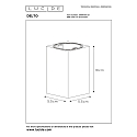 LED Deckenstrahler DELTO, GU10, 1x5W 2200K/3000K, dimmbar