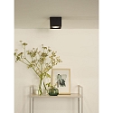 LED Deckenstrahler FEDLER, GU10, 1x12W 2200K/3000K, dimmbar, eckig