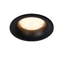 recessed spotlight ZIVA round GU10 IP44, black matt