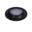 Lucide recessed spotlight ZIVA round GU10 IP44, black matt