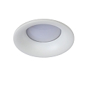 Lucide recessed spotlight ZIVA round GU10 IP44, white matt