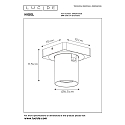Lucide LED Deckenstrahler NIGEL, GU10, 1x5W 2200K/3000K, dimmbar, schwarz