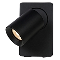 LED Wandstrahler NIGEL, GU10, 1x5W, 3000K, dimmbar, Mit USB-Ladepunkt