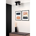 Lucide LED Deckenstrahler NIGEL, GU10, 2x5W 2200K/3000K, dimmbar, schwarz