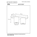 Lucide LED Deckenstrahler NIGEL, GU10, 2x5W 2200K/3000K, dimmbar, wei�