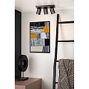 Lucide LED Deckenstrahler NIGEL, GU10, 3x5W 2200K/3000K, dimmbar, schwarz, Stahl