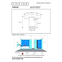 Lucide LED Deckenstrahler TAYLOR Badezimmerleuchte, GU10, 1x5W 2200K/3000K, dimmbar, IP44, wei�