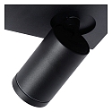 Lucide LED Deckenstrahler TAYLOR Badezimmerleuchte, GU10, 4x5W 2200K/3000K, dimmbar, IP44, schwarz