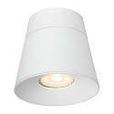 Lucide Aufbau-Deckenstrahler TRIGONO, 1-flammig, Spot konisch, � 10.5 cm, GU10 (PAR16), dreh- und schwenkbar, Metall, wei�