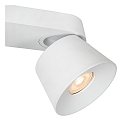 Lucide spot TRIGONO ES111 2 flames, adjustable, conical GU10 IP20, white dimmable