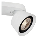 Lucide spot TRIGONO ES111 2 flames, adjustable, conical ES111 IP20, white dimmable
