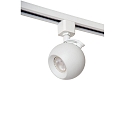 Lucide 1-phase spot TRACK FAVORI swivelling, rotatable GU10 IP20, white dimmable