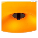 Lucide ceiling luminaire SENTINO G9 IP20, orange, black dimmable