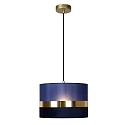 Pendelleuchte EXTRAVAGANZA TUSSE, � 30 cm, 1xE27, blau
