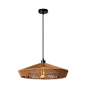 Pendelleuchte YUNKAI, � 50 cm, 1xE27, Holz hell
