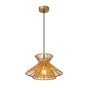 Pendelleuchte TASMAN, 1xE27, Holz hell