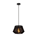 pendant luminaire JESSICA E27 IP20, black dimmable