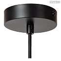 Lucide pendant luminaire JESSICA E27 IP20, black, terracotta dimmable