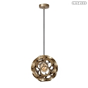 Lucide pendant luminaire HANNELORE E27 IP20, brass dimmable