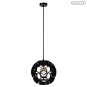 Lucide pendant luminaire HANNELORE E27 IP20, black dimmable