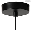 Lucide pendant luminaire HANNELORE E27 IP20, black dimmable
