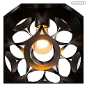 Lucide pendant luminaire HANNELORE E27 IP20, black dimmable