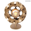 Lucide table lamp HANNELORE E27 IP20, brass dimmable