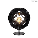 table lamp HANNELORE E27 IP20, black dimmable