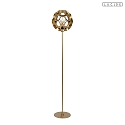 Lucide floor lamp HANNELORE E27 IP20, brass dimmable