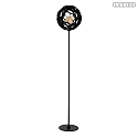 Lucide floor lamp HANNELORE E27 IP20, black dimmable