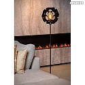 Lucide floor lamp HANNELORE E27 IP20, black dimmable