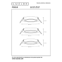 LED Einbaustrahler FOCUS, � 8,1 cm, GU10, 3x5W, 3000K, 3er Set, dimmbar